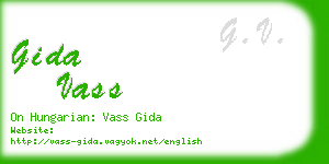 gida vass business card